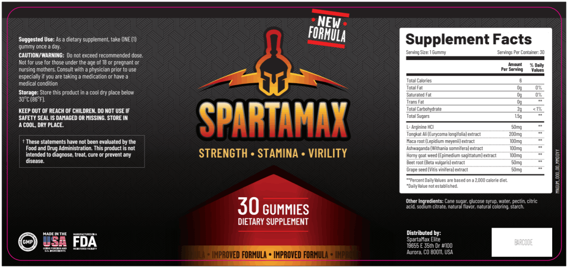Spartamax  label